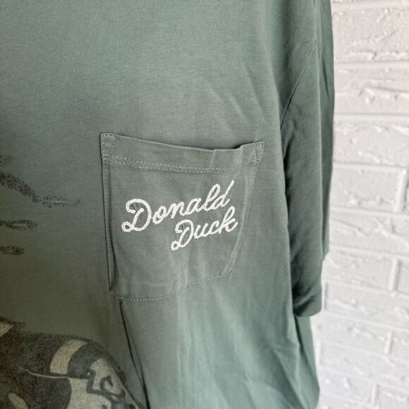 Disney world Donald Duck Angry Stitch Pocket T-Shirt Women’s Size XXL - Picture 2 of 7